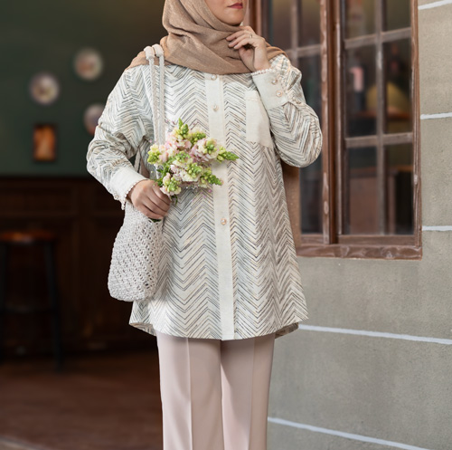 تونیک لینن کرم ST417