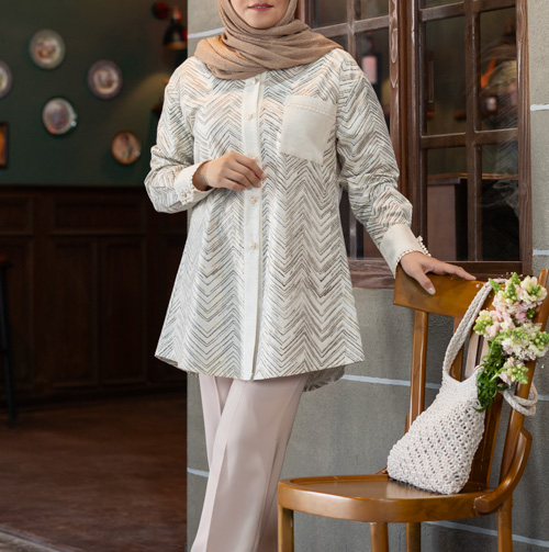 تونیک لینن کرم ST417، تصویر 2