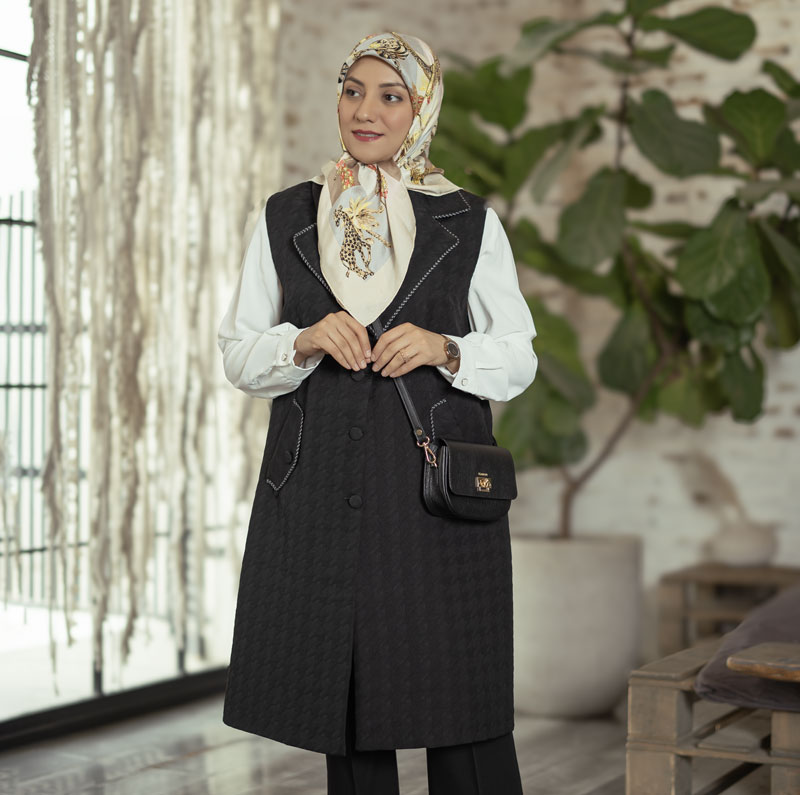 وست مشکی بلند کدS269