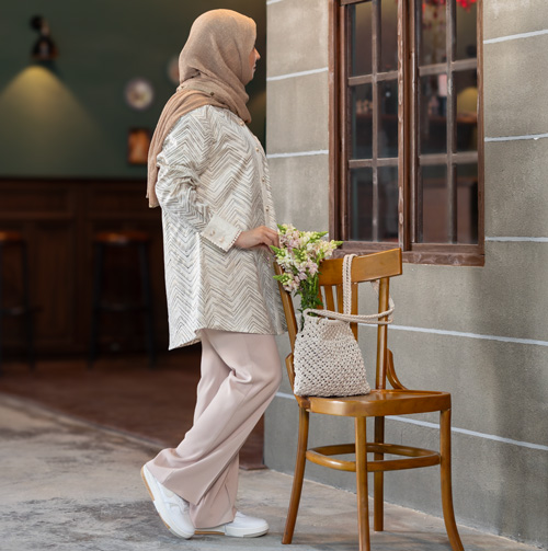 تونیک لینن کرم ST417، تصویر 5