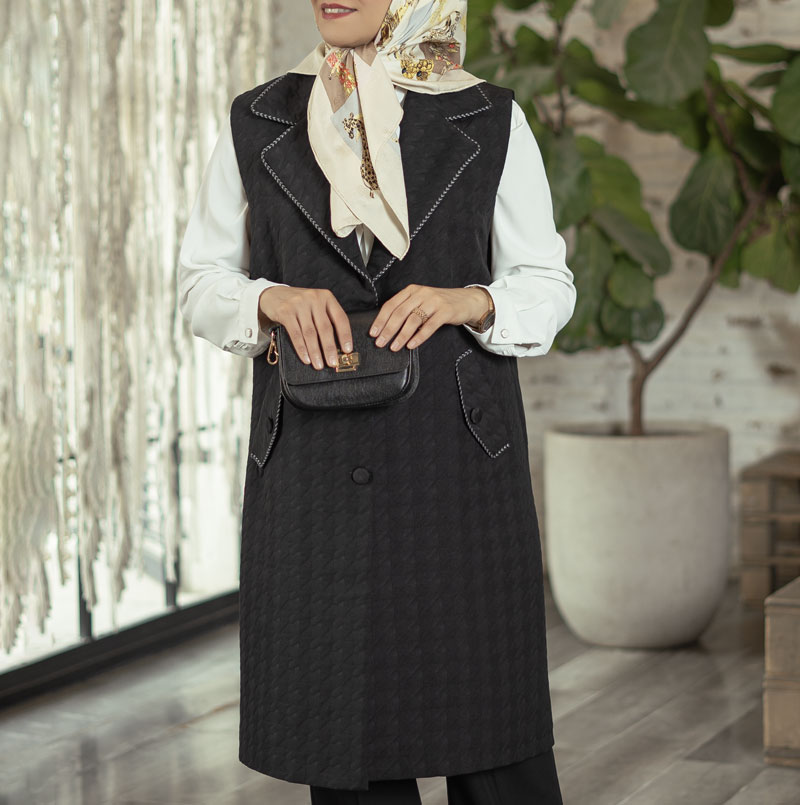 وست مشکی بلند کدS269