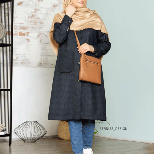 مانتو کتان پنبه یشمی  A138/G، تصویر 2