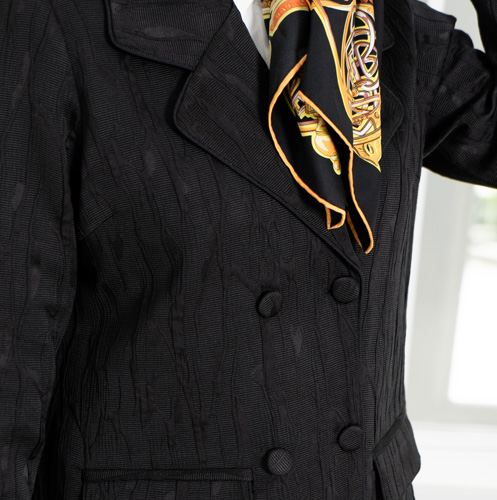کت ٰژاکارد مشکی NS119، تصویر 5